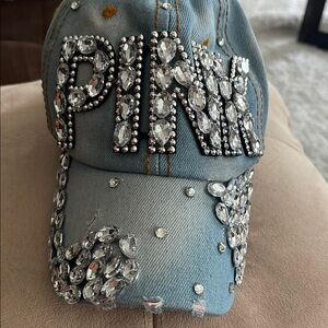 Rhinestone styled baseball cap